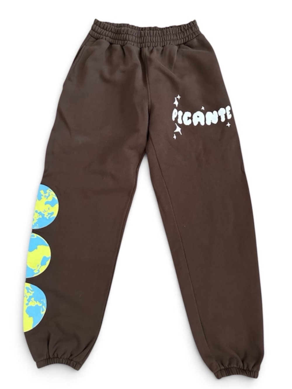 Picante World Brown Sweatpants Joggers Size S